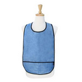 Chambray Blue Nibble & Dribble Adult Bib